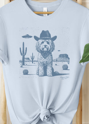 Cavapoo Cowboy UFO Ink T-Shirt
