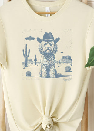 Cavapoo Cowboy UFO Ink T-Shirt