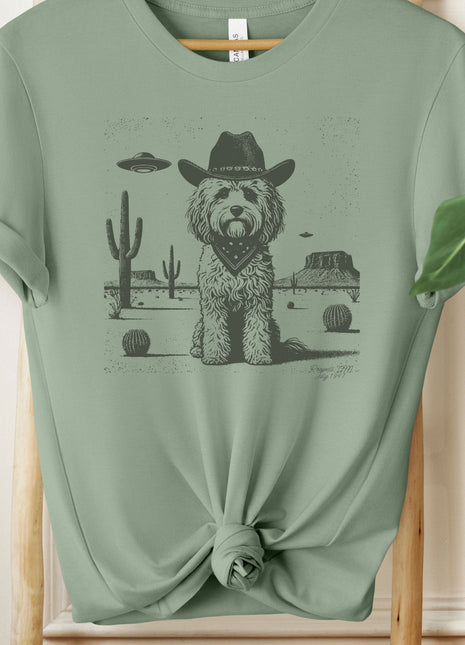 Cavapoo Cowboy UFO Ink T-Shirt
