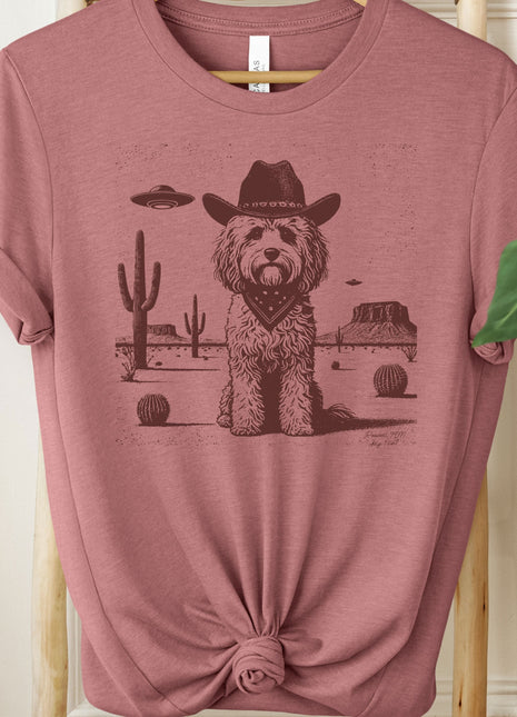 Cavapoo Cowboy UFO Ink T-Shirt