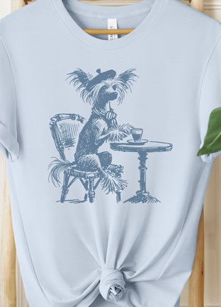 Chinese Crested Paris Coffee T-Shirt