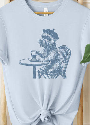 Brussels Griffon Griff France Paris Coffee T-Shirt