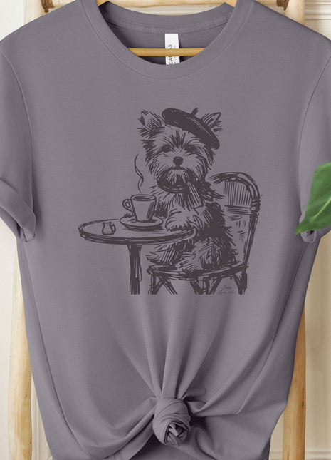 Yorkie Yorkshire Terrier Paris France T-Shirt