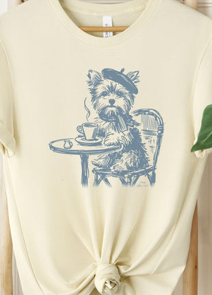 Yorkie Yorkshire Terrier Paris France T-Shirt