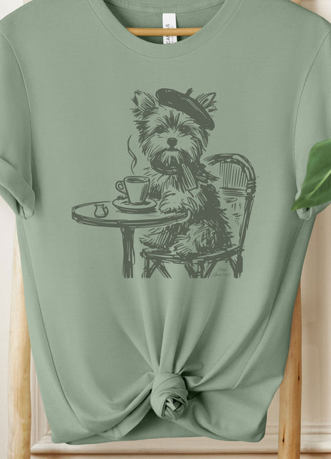 Yorkie Yorkshire Terrier Paris France T-Shirt