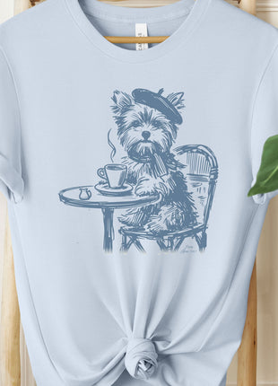 Yorkie Yorkshire Terrier Paris France T-Shirt