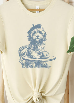 Cavapoo Cafe Coffee Paris France T-Shirt