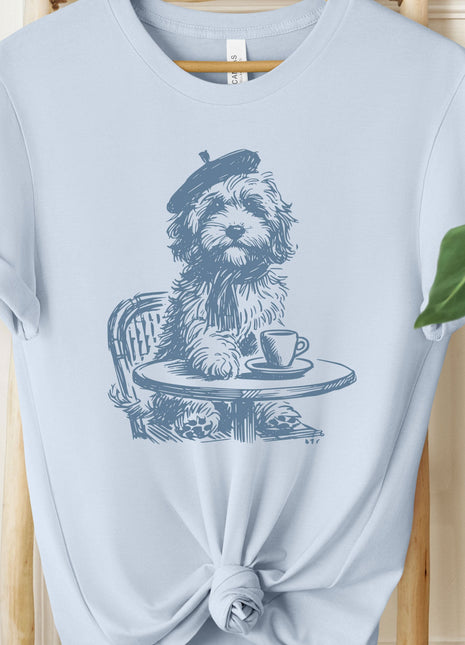 Cavapoo Cafe Coffee Paris France T-Shirt