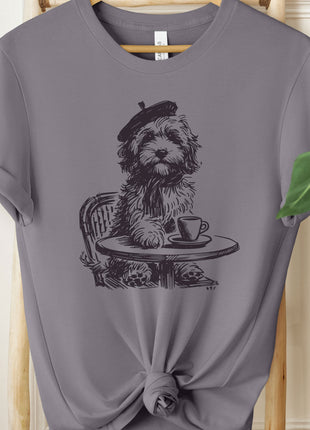 Cavapoo Cafe Coffee Paris France T-Shirt