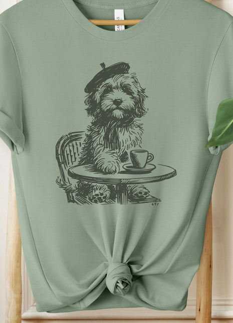 Cavapoo Cafe Coffee Paris France T-Shirt