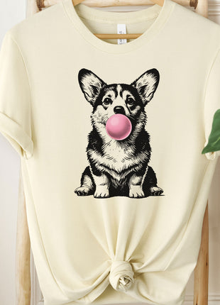 Corgi Gum Bubblegum T-Shirt