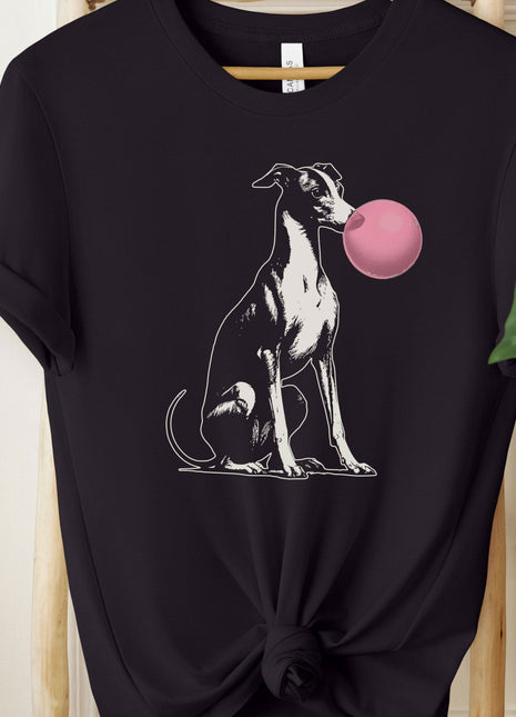 Greyhound, Whippet, Italian Greyhound, Iggy Gum Bubblegum T-Shirt