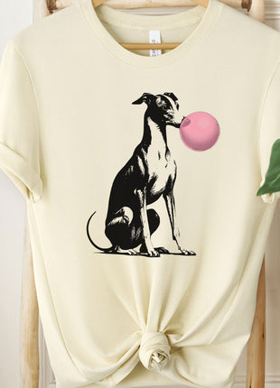 Greyhound, Whippet, Italian Greyhound, Iggy Gum Bubblegum T-Shirt