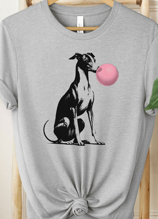 Greyhound, Whippet, Italian Greyhound, Iggy Gum Bubblegum T-Shirt