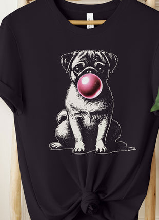 Pug Bubblegum Bubble Gum T-Shirt