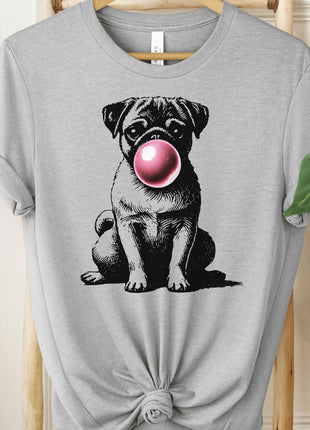 Pug Bubblegum Bubble Gum T-Shirt