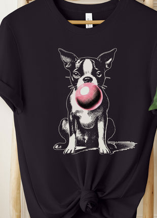 Boston Terrier Gum Bubblegum T-Shirt