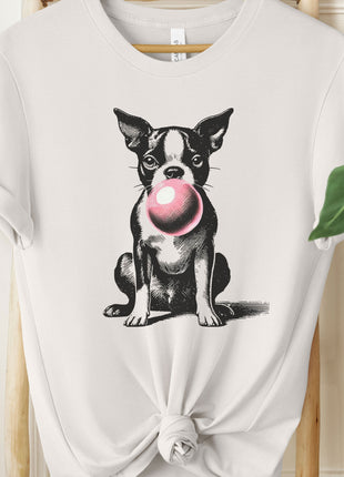 Boston Terrier Gum Bubblegum T-Shirt