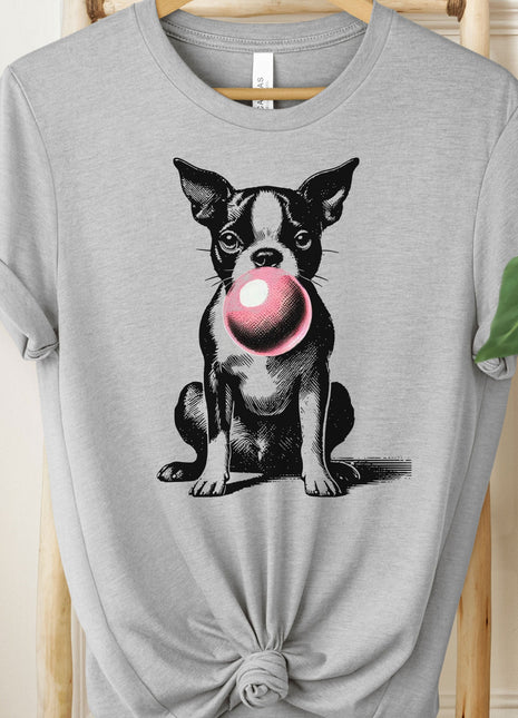 Boston Terrier Gum Bubblegum T-Shirt