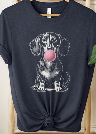 Dachshund Weenie Wiener Dog Doxie Gum Bubblegum T-Shirt