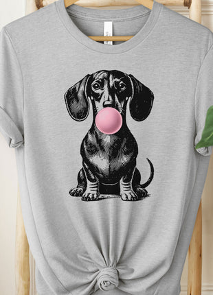 Dachshund Weenie Wiener Dog Doxie Gum Bubblegum T-Shirt