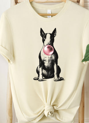 Bull Terrier Bully Gum Bubblegum T-Shirt