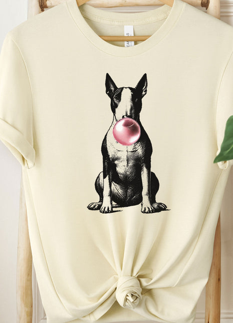 Bull Terrier Bully Gum Bubblegum T-Shirt