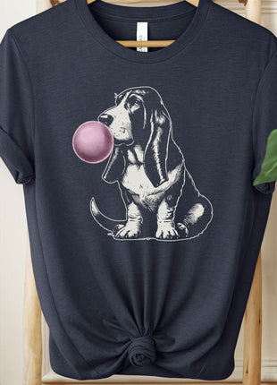 Basset Hound Bubblegum Bubble Gum T-Shirt