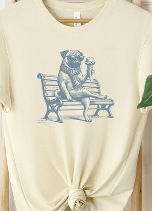 Pug Ice Cream T-Shirt