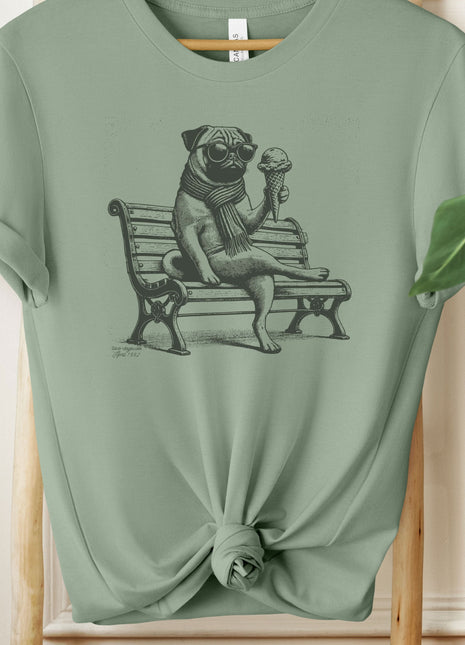 Pug Ice Cream T-Shirt
