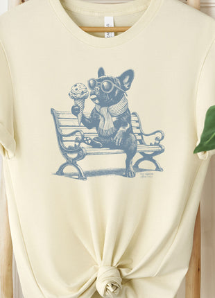 Frenchie Ice Cream T-Shirt