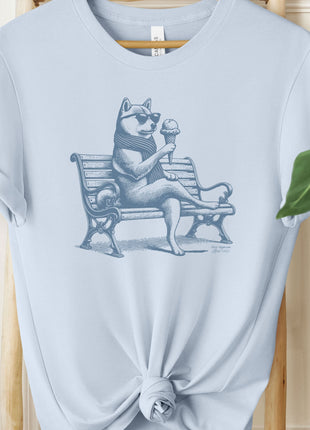 Shiba Inu Ice Cream T-Shirt