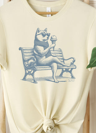 Shiba Inu Ice Cream T-Shirt