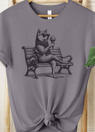 Shiba Inu Ice Cream T-Shirt