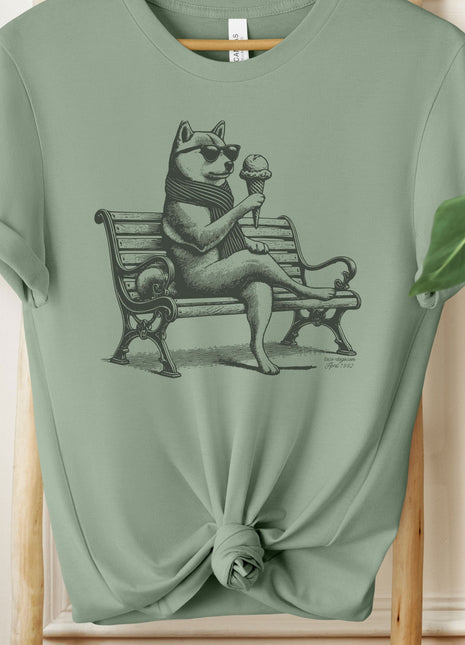 Shiba Inu Ice Cream T-Shirt