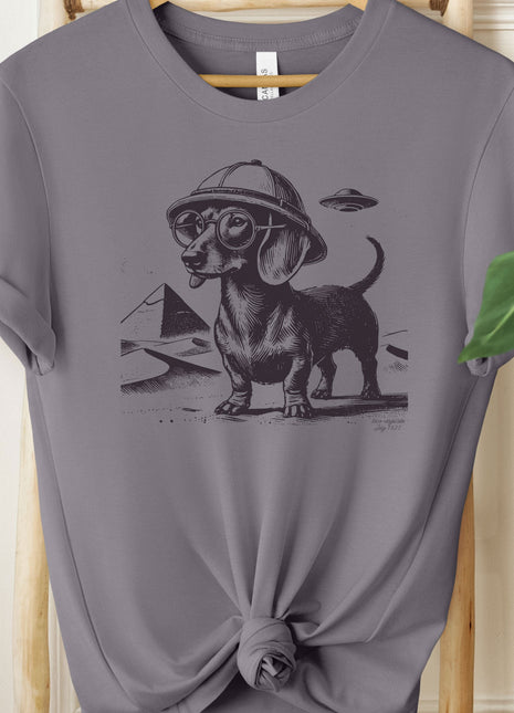 Dachshund Wiener Dog Doxie Weenie Pyramids Egypt T-Shirt