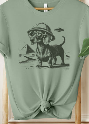 Dachshund Wiener Dog Doxie Weenie Pyramids Egypt T-Shirt