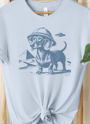 Dachshund Wiener Dog Doxie Weenie Pyramids Egypt T-Shirt