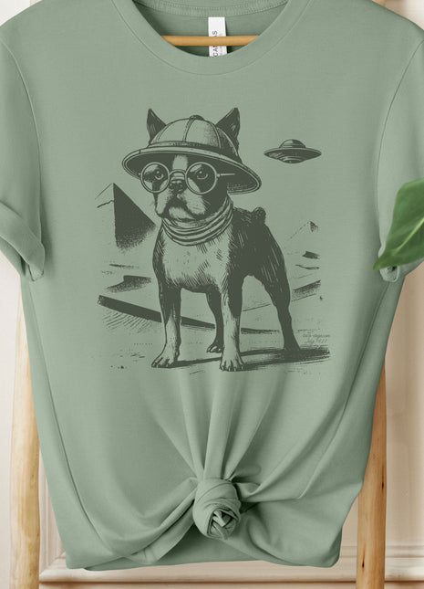 Boston Terrier Pyramid Egypt T-Shirt