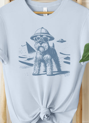 Schnauzer Egypt Pyramid Pyramids UFO T-Shirt