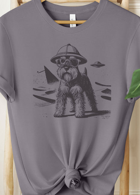 Schnauzer Egypt Pyramid Pyramids UFO T-Shirt