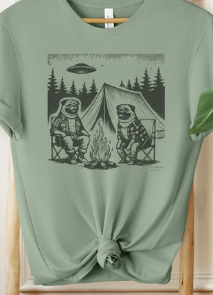 Pug Camping T-Shirt
