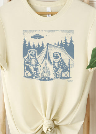 Pug Camping T-Shirt