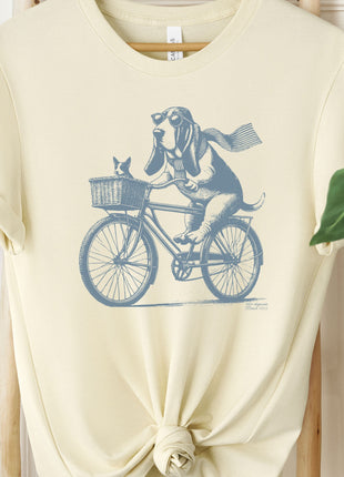 Basset Hound Bike Bicycle T-Shirt