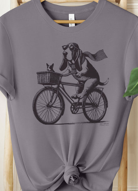 Basset Hound Bike Bicycle T-Shirt