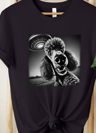 Poodle UFO Selfie T-Shirt