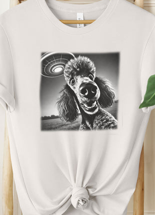 Poodle UFO Selfie T-Shirt