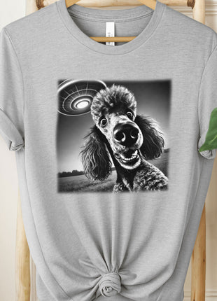 Poodle UFO Selfie T-Shirt