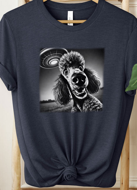Poodle UFO Selfie T-Shirt
