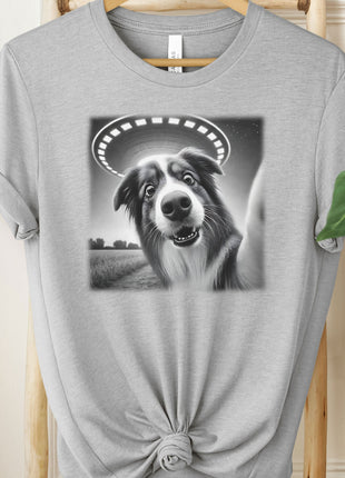 Australian Shepherd Aussie Selfie UFO T-Shirt